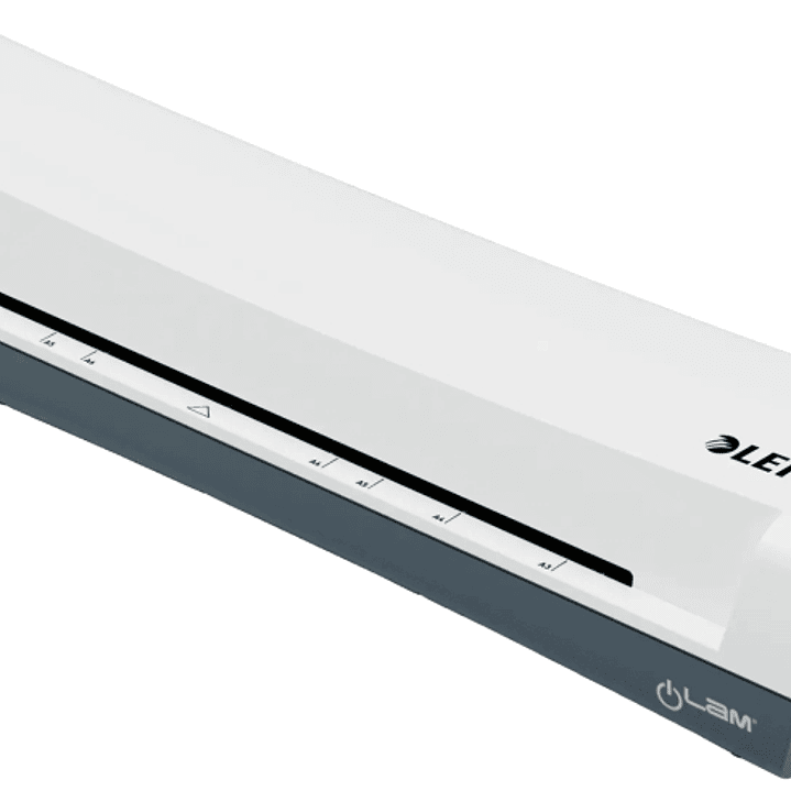 Leitz iLAM Home A3 Plastificadora - Hasta Tamaño A3 - Velocidad 300mm/min - Calentamiento en 3 Minutos - Grueso Bolsa 75 y 125mic - Incluye Paquete de 1