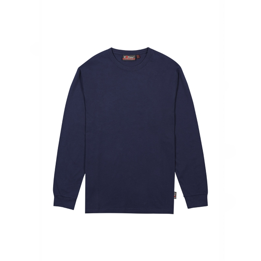 Upower Renga Camiseta de Manga Larga - Talla S - Algodon Jersey Suave, Diseño Elegante con Canale, Refuerzos en Hombros y Cuello, Proteccion DPI1 - Co 1