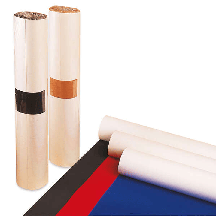 Apli Papel Flocado Autoadhesivo - Tamaño 0.5x5m - Alta Calidad y Resistencia a Roturas - Ideal para Forrar Superficies - Azul Oscuro 1