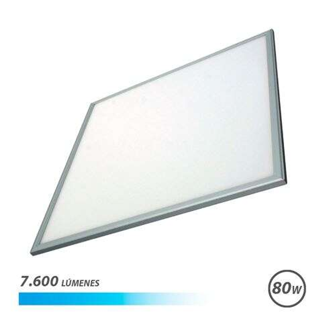 Elbat Panel LED 60x60 80W 7600LM - Luz Fria - Ahorro de Energia - Larga Vida Util - Facil Instalacion - Color Blanco 1