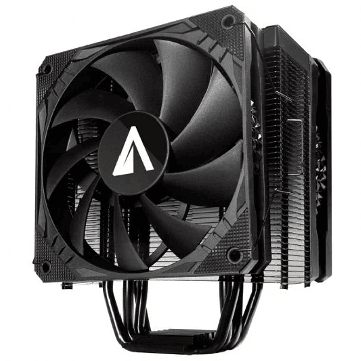 Abysm Gaming Snow IV Ventilador CPU 120mm con Disipador 4 Heatpipes - Velocidad Max. 1600rpm - Color Negro 1