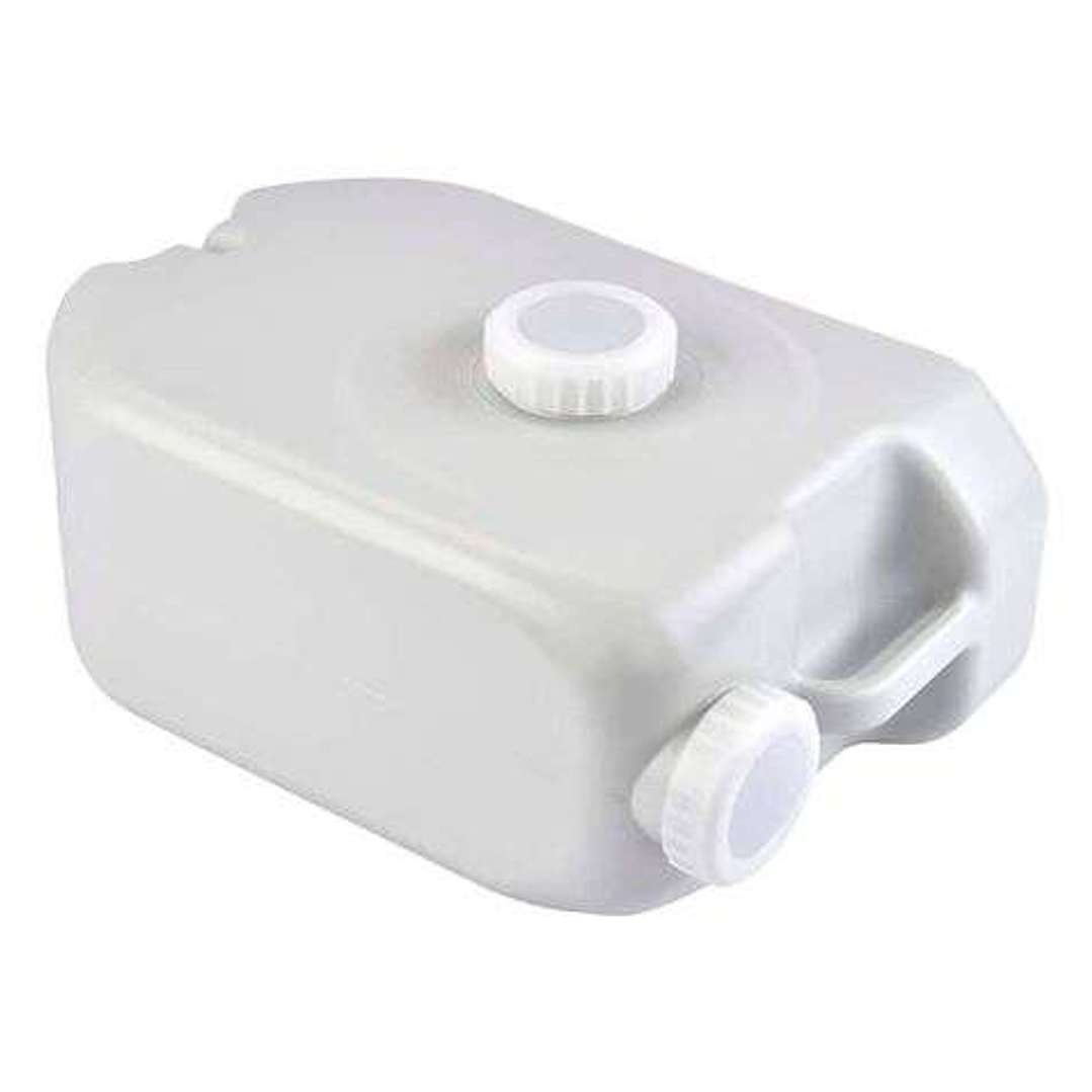 Muvip Baño Portatil - Capacidad 24 Litros - Material de Polietileno de Alta Calidad - Compatible con Inodoros y Lavabos Muvip - Color Blanco 1