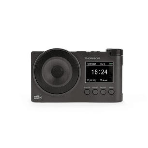 Thomson Radio FM DAB+ con Altavoz Bluetooth - 30 Memorias DAB+ y 30 Memorias FM - Actualizacion Automatica de Emisoras - Pantalla LED Retroilumiada - 