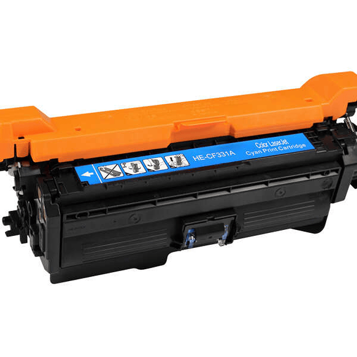 Generico HP CF331A Cyan Cartucho de Toner - Reemplaza 654A 1