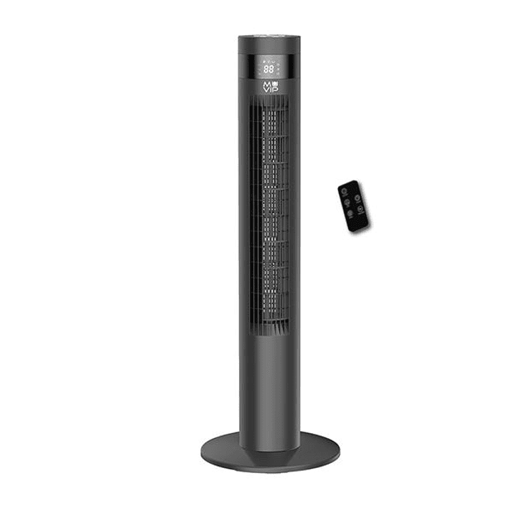 Muvip Ventilador de Torre - 50W - 3 Velocidades - Pantalla LED - Color Negro 1