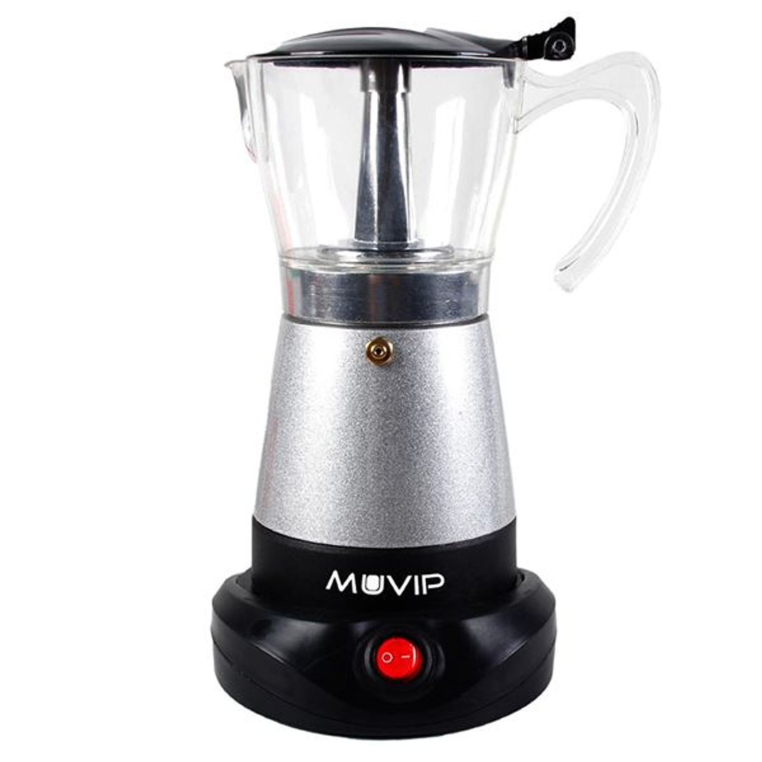 Muvip Cafetera de Goteo - Eléctrica - 480W - Calefactor integrado - Contenedor transparente - Capacidad para 6 Tazas 1
