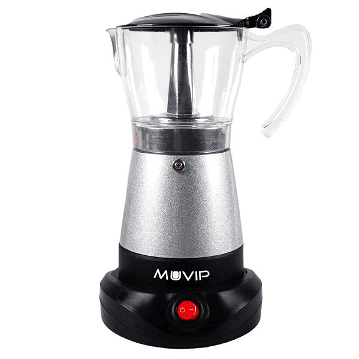 Muvip Cafetera de Goteo - Eléctrica - 480W - Calefactor integrado - Contenedor transparente - Capacidad para 6 Tazas 1