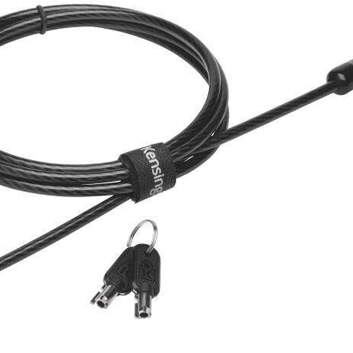 Kensington Candado con Llave Microsaver 20 - Cabezal Resistente de 10mm - Tecnologia Hidden Pin - Tecnologia de Bloqueo T-Bar - Cable de Acero Al Carb 1