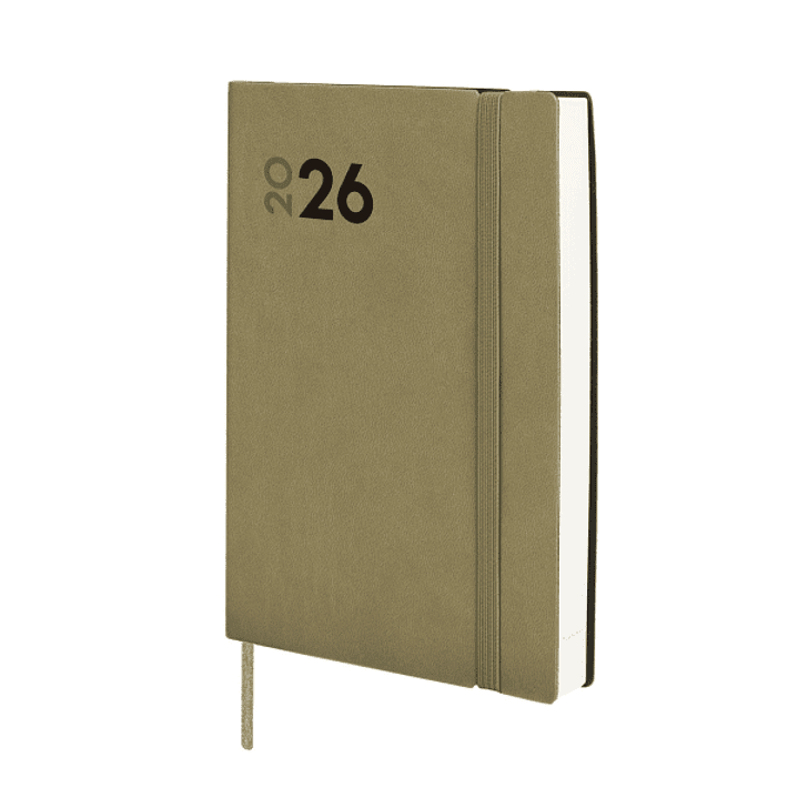 Finocam Dynamic Mara Agenda Profesional en Catalan - Anual 2026 - Tapa Blanda - Cierre con Goma Elastica - Formato Y4 - 124x22x174mm - 1 Dia por Pagin 1