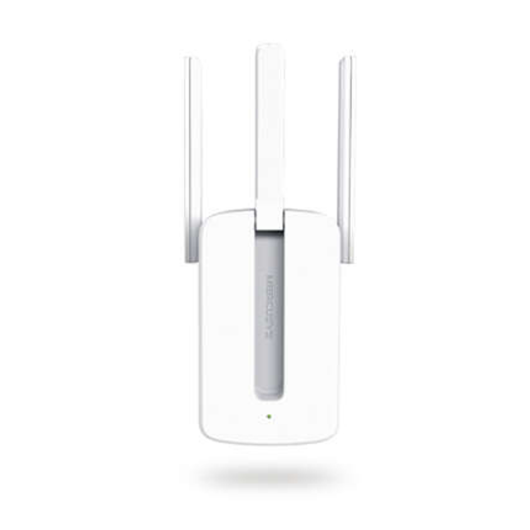 Mercusys Repetidor Amplificador Extensor de Red WiFi - Hasta 300Mbps - Tecnologia MIMO - Boton WPS - 3 Antenas Externas 1