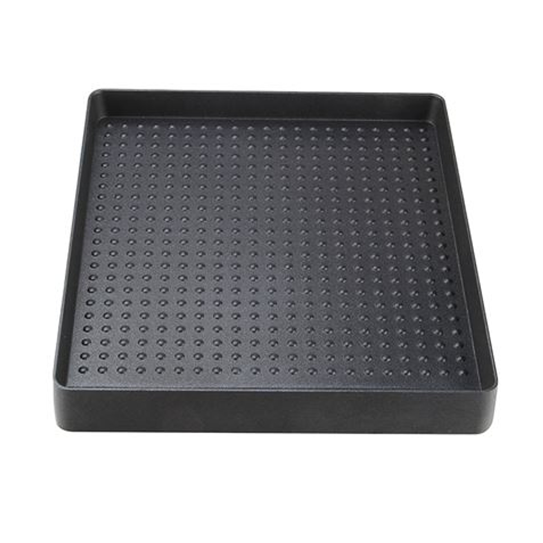 Muvip Plancha De Asar para Cocina Portatil - Zona Recoge Grasa - Bordes Antisalpicaduras - Revestimiento Antiadherente - Ideal para Cocinas Portatiles 1