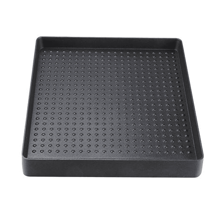 Muvip Plancha De Asar para Cocina Portatil - Zona Recoge Grasa - Bordes Antisalpicaduras - Revestimiento Antiadherente - Ideal para Cocinas Portatiles 1