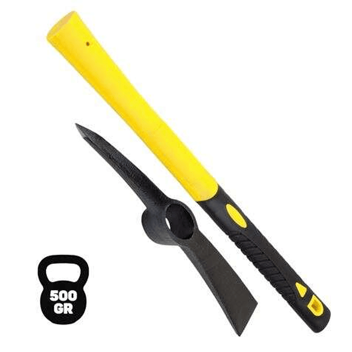 Blim Martillo de 500 Gramos - Mango de Fibra de Vidrio - Superficie Engomada - Cabezas de Acero Forjado - Color Negro 1