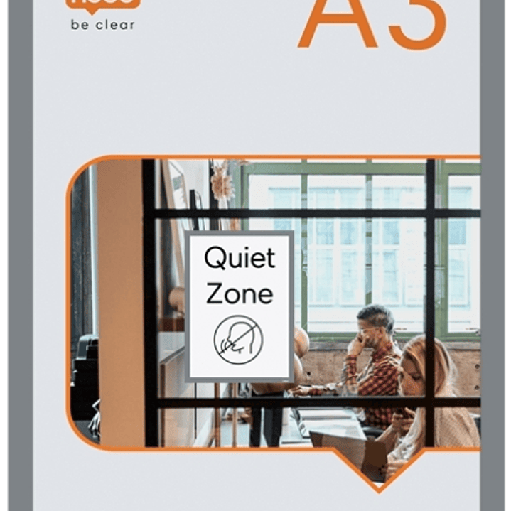 Nobo Pack de 2 Marcos Autoadhesivos Magneticos en Formato A3 - Colocacion en Vertical u Horizontal - Marco de Color Plateado 1