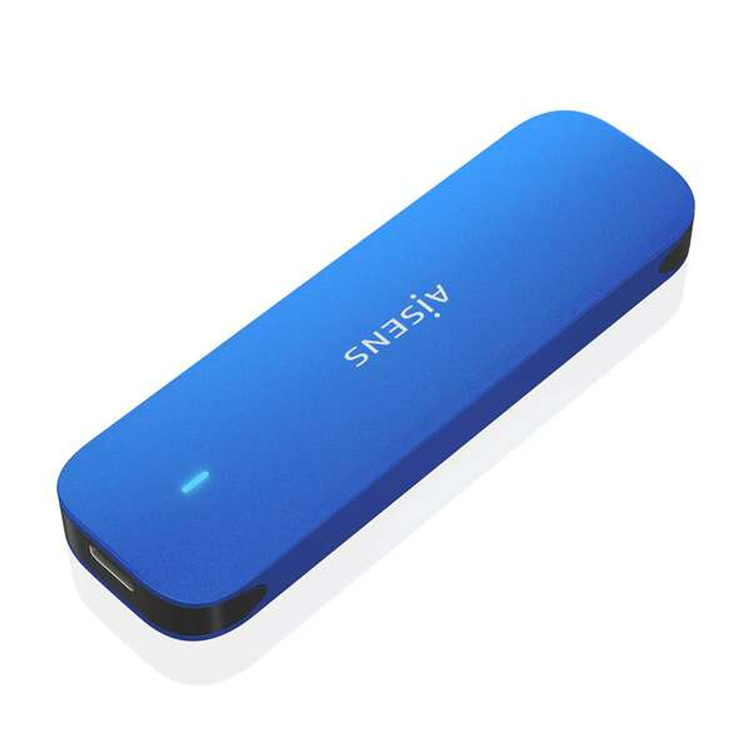 Aisens Caja Externa M.2 (NGFF) ASM2-026Blu NVMe a USB3.2 GEN2 - Color Azul 1