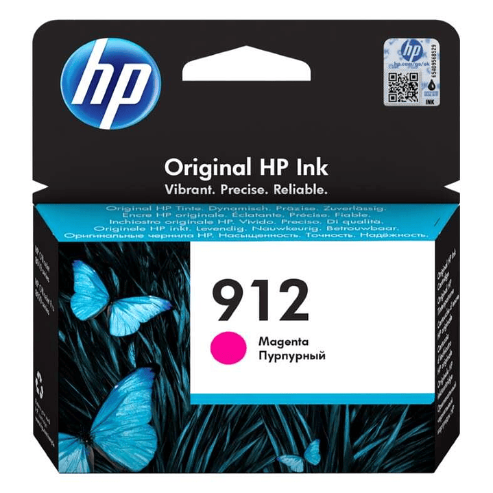 HP 912 Magenta Cartucho de Tinta Original - 3YL78AE 1