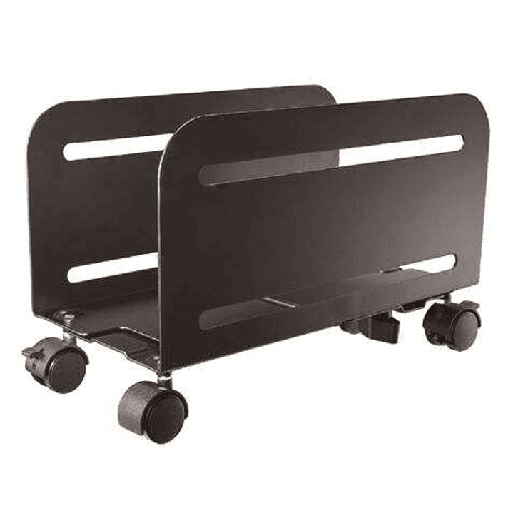 Cromad Soporte Movil para CPU - Ruedas con Freno - Ajustable desde 119 mm hasta 209 mm - Peso max. 10kg 1