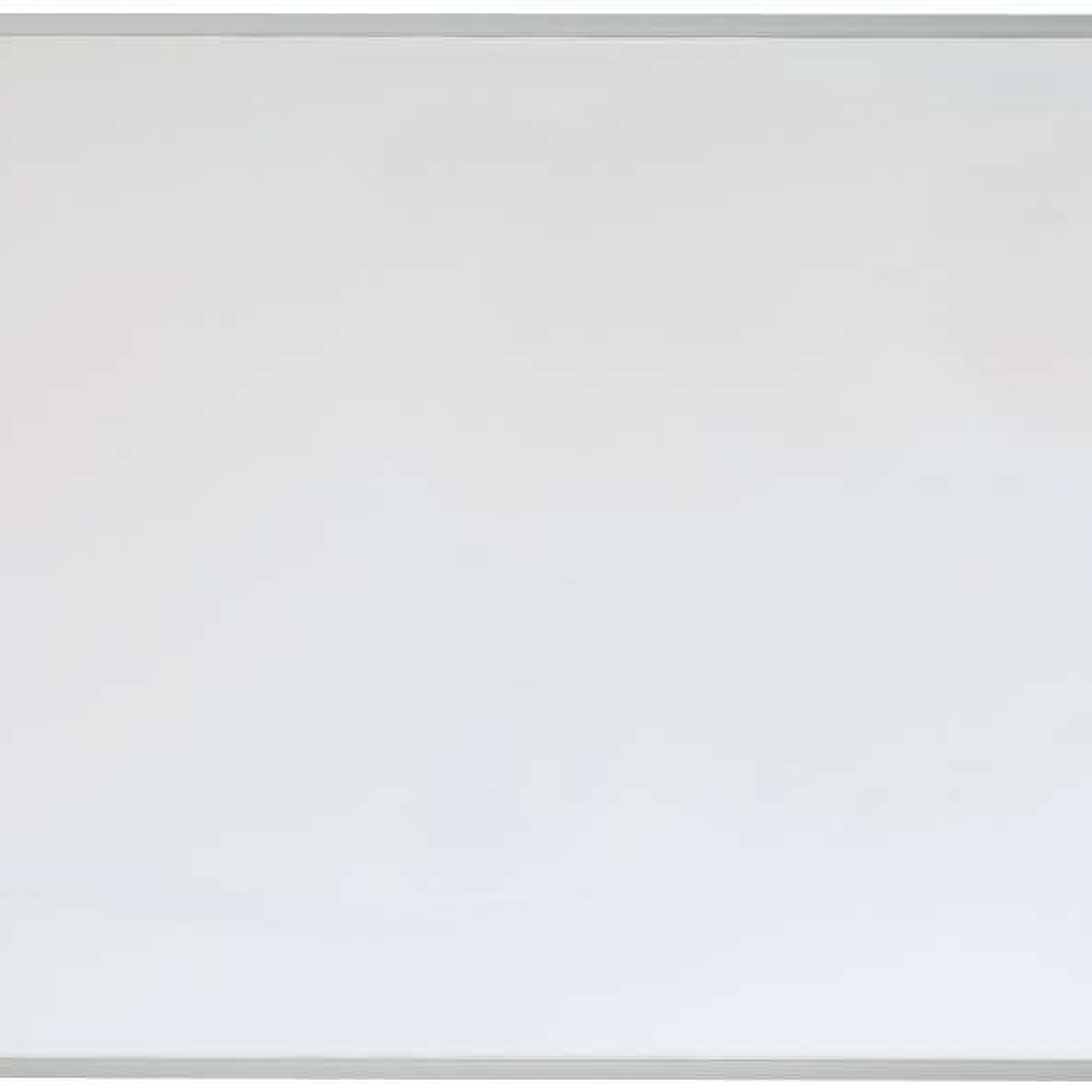 Nobo Pizarra Blanca Magnetica Pequeña con Marco de Aluminio 585x430mm - Borrado en Seco - Almohadillas Adhesivas - Ideal para Oficinas y Espacios Fami 1