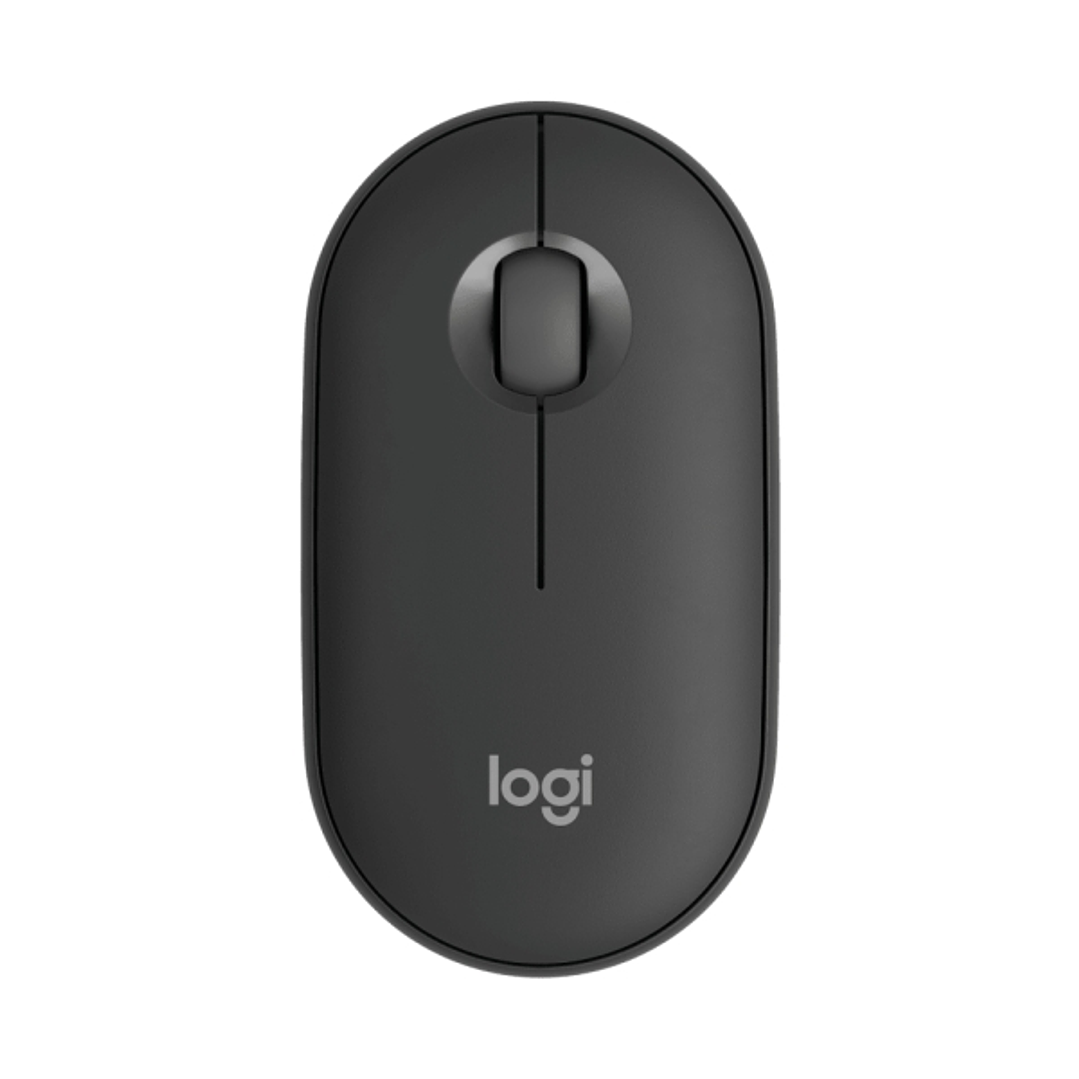 Logitech Pebble Mouse 2 M350s Raton Inalambrico USB 1000dpi - Multidispositivo - Uso Ambidiestro - Color Grafito 1