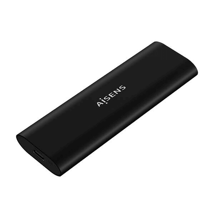 Aisens Caja Externa M.2 (NGFF) para SSD M.2 SATA/NVME a USB3.1 GEN2 - Color Negro 1