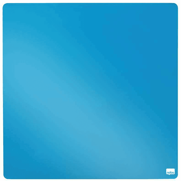 Nobo Tile Mini Pizarra Magnetica 360x360mm - Sin Marco - Borrado en Seco - Azul 1