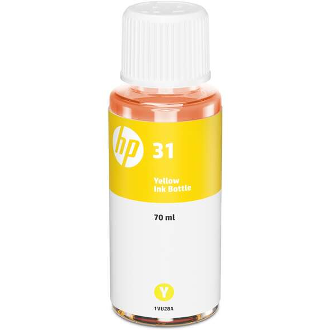 HP 31 Amarillo Botella de Tinta Original - 1VU28AE 1