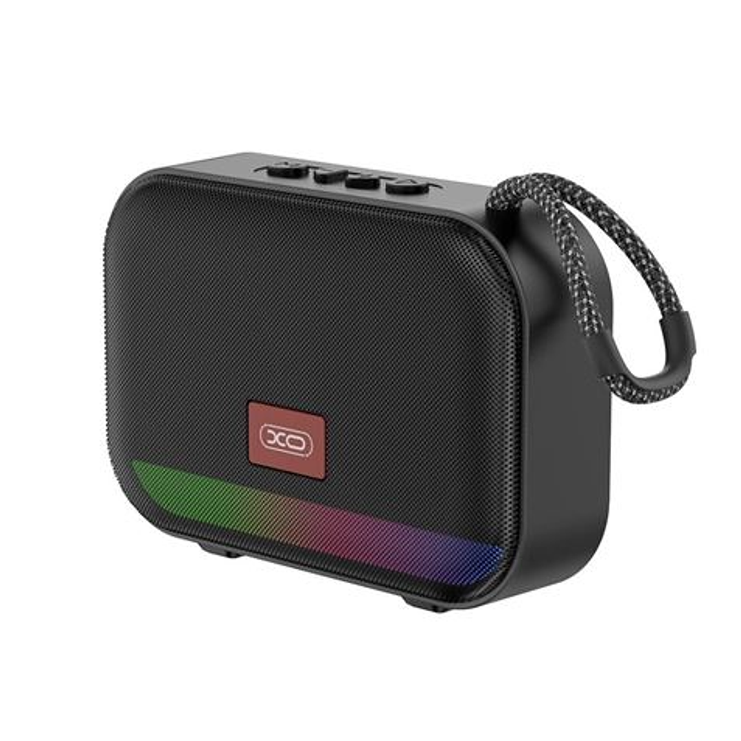 XO F66 Altavoz Bluetooth - 5W - USB y MicroSD - RGB - Color Negro 1