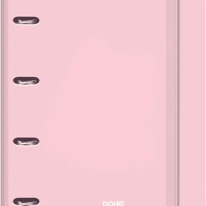 Dohe Serenity Polyfoam Carpeta de 4 Anillas Mixtas de 35mm A4 Recambio 100 Hojas Cuadricula 5mm - Cubierta de Polyfoam 2mm - Cierre con Goma - Incluye 1