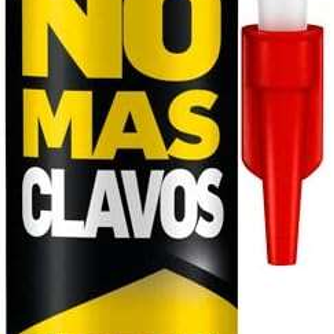 Pattex No Mas Clavos Cartucho 370gr - Adhesivo de Montaje Extra-Fuerte - Elimina la Necesidad de Clavos y Tornillos - Ideal para Trabajos de Bricolaje 1