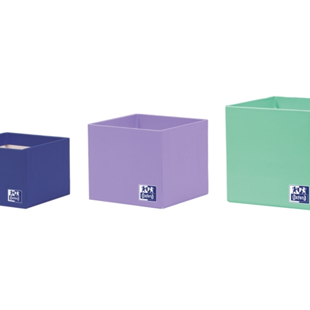 Oxford Portabolis 3 Cubiletes - Organizador de Escritorio - Incluye 3 Compartimentos - Diseño Compacto y Funcional 1