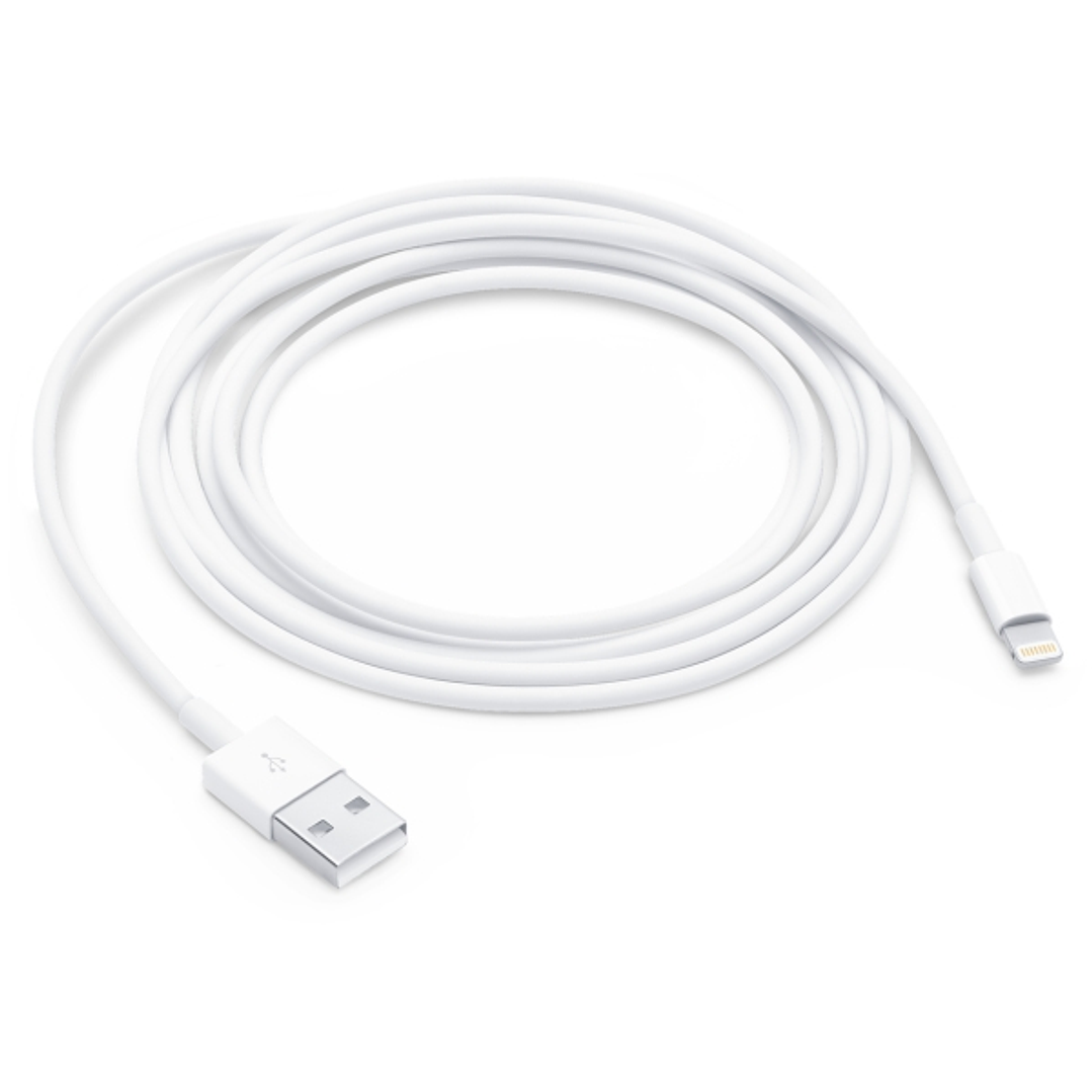 Apple Cable Lightning a USB-A - Longitud 2m - Color Blanco 1