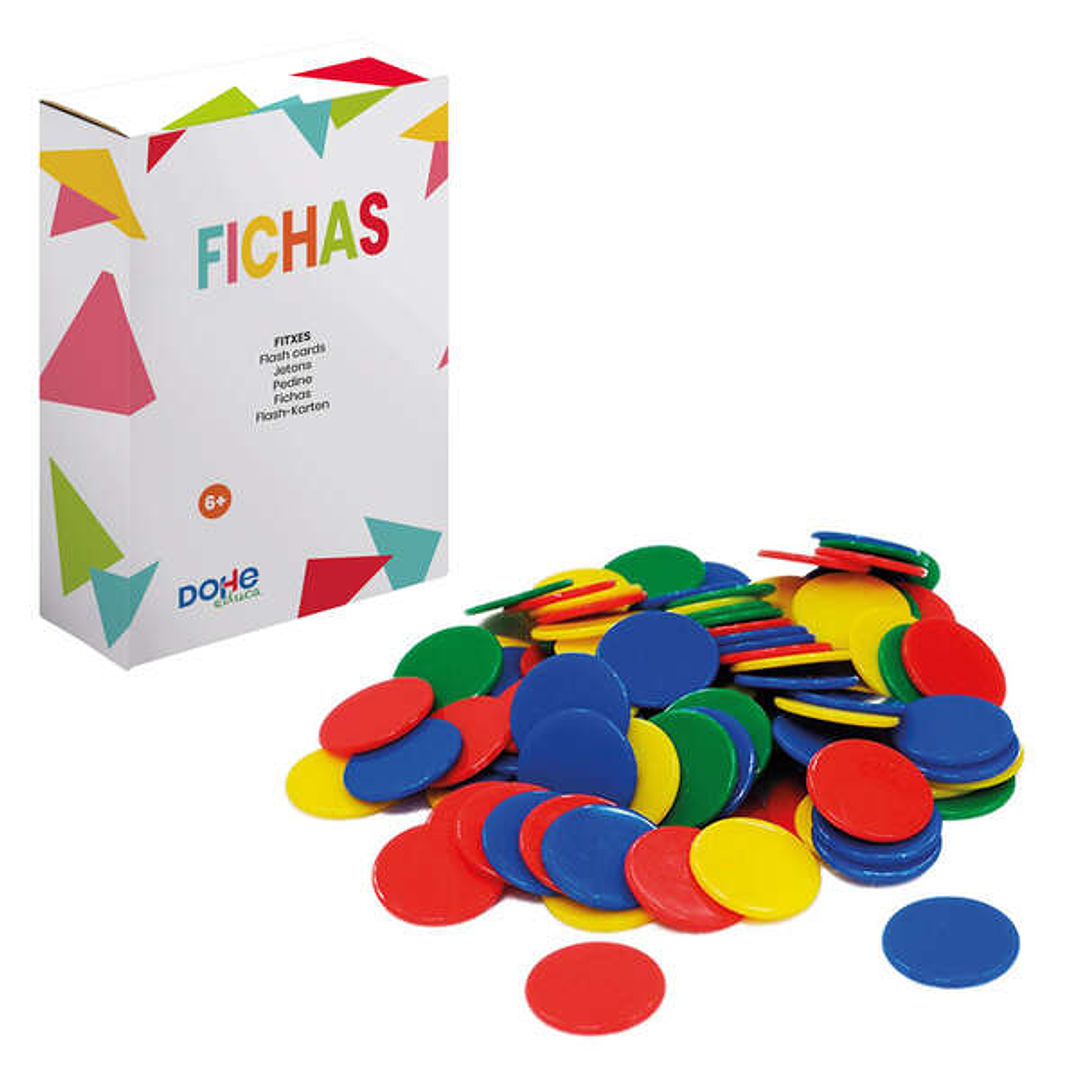 Dohe Fichas de Colores para Numeracion y Calculo - Recomendado para Primer y Segundo Ciclo de Primaria - Apoyo Fisico para Entender el Sistema de Nume 1