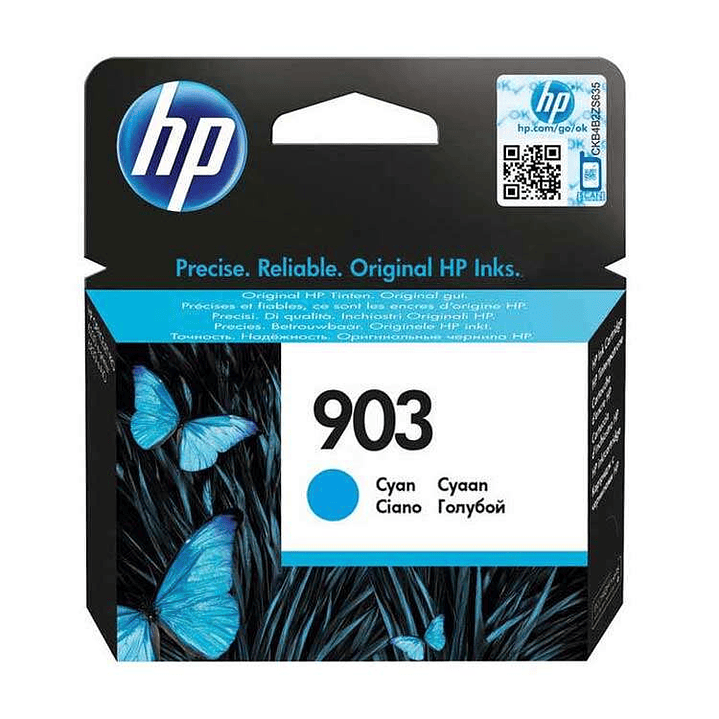 HP 903 Cyan Cartucho de Tinta Original - T6L87AE 1