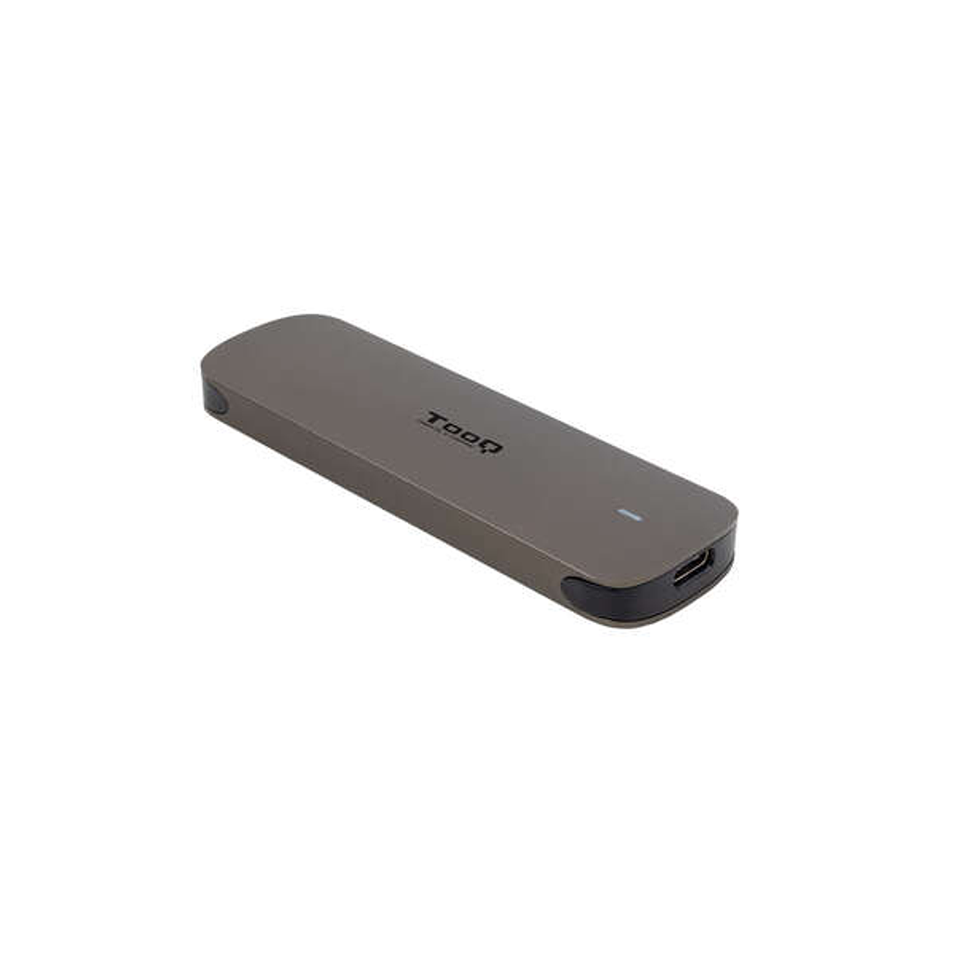 Tooq Caja Externa M.2 CCS USB3.1 Gen1 Aluminio - Color Marron 1