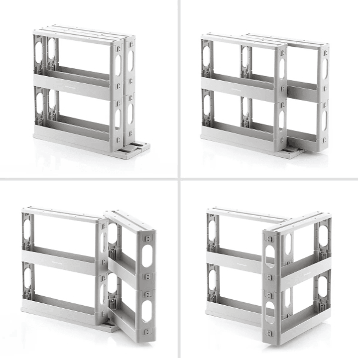 Innovagoods Rispick Organizador de Especias - Polipropileno - Antideslizante - Facil Limpieza - Deslizante - Pivotante - Capacidad para 20 Especias -  1