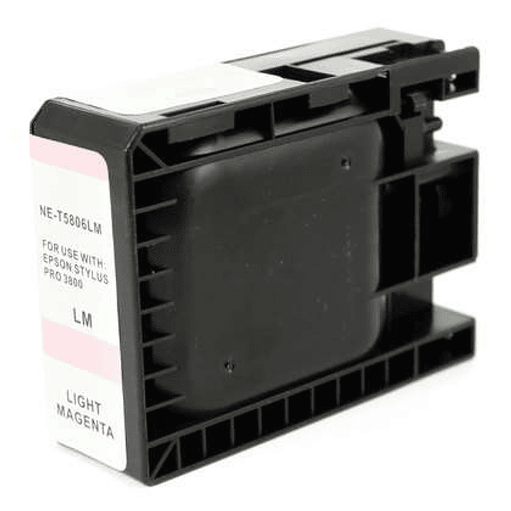 Epson T5806 Magenta Light Cartucho de Tinta Pigmentada Generico - Reemplaza C13T580600 1