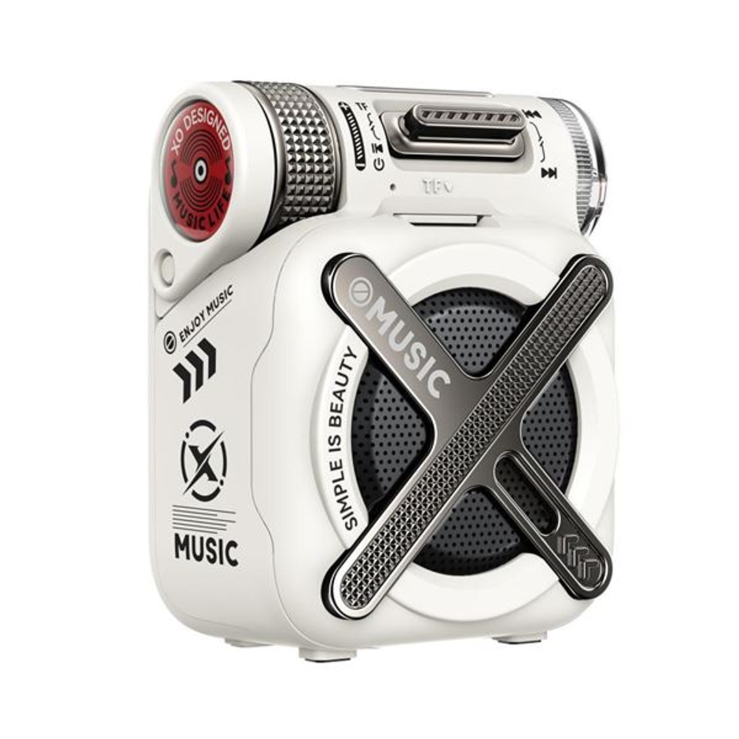 XO F72 Altavoz Bluetooth - Portatil - Ultra Compacto - Color Blanco 1