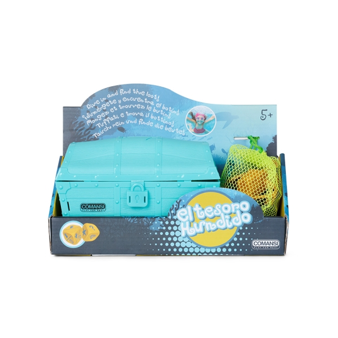 Comansi Juego El Tesoro Hundido para Piscina - Juguete Piscina - Uso Exterior - Juguete Verano 1