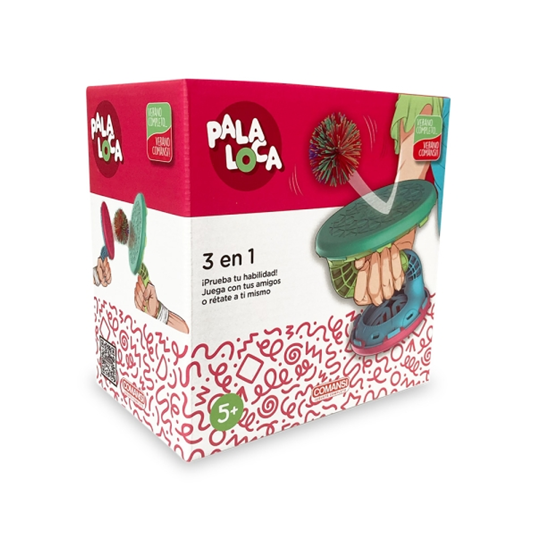 Comansi Pala Loca Juego de Mano - Ideal Exterior - Diversión al Aire Libre - Juguete Verano - Multijugador 1