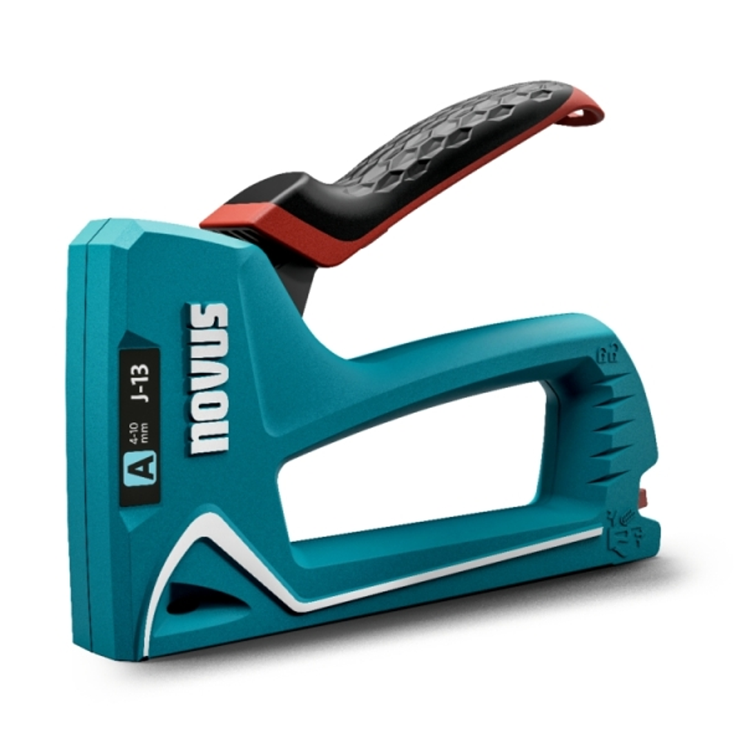 Novus J13 Clavadora/Grapadora - Para Grapas de 4 a 10mm - Carga Inferior con Desbloqueo de Seguridad - Bloqueo del Mango - Indicador de Cantidad de Gr 1