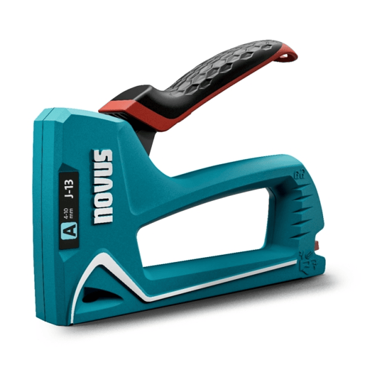 Novus J13 Clavadora/Grapadora - Para Grapas de 4 a 10mm - Carga Inferior con Desbloqueo de Seguridad - Bloqueo del Mango - Indicador de Cantidad de Gr 1