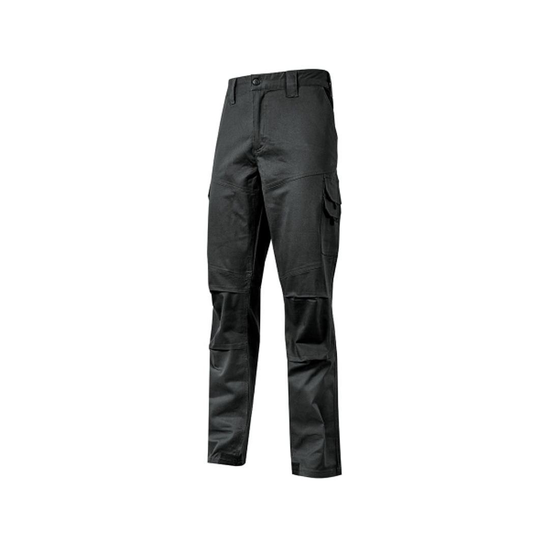 Upower Belgrado Pantalon de Trabajo Resistente - Talla 3XL - Tela Elastica, Lavable a Alta Temperatura, Multiples Bolsillos, Cintura Elastica, Protecc 1