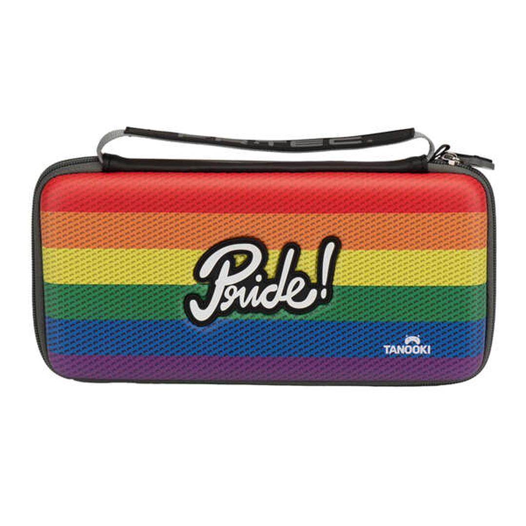 FR-TEC Funda de Transporte Tanooki Pride para Nintendo Switch - Diseño Rompedor - Olor a Frutas Tropicales - Espacio Especial para Juegos - Soporte pa 1