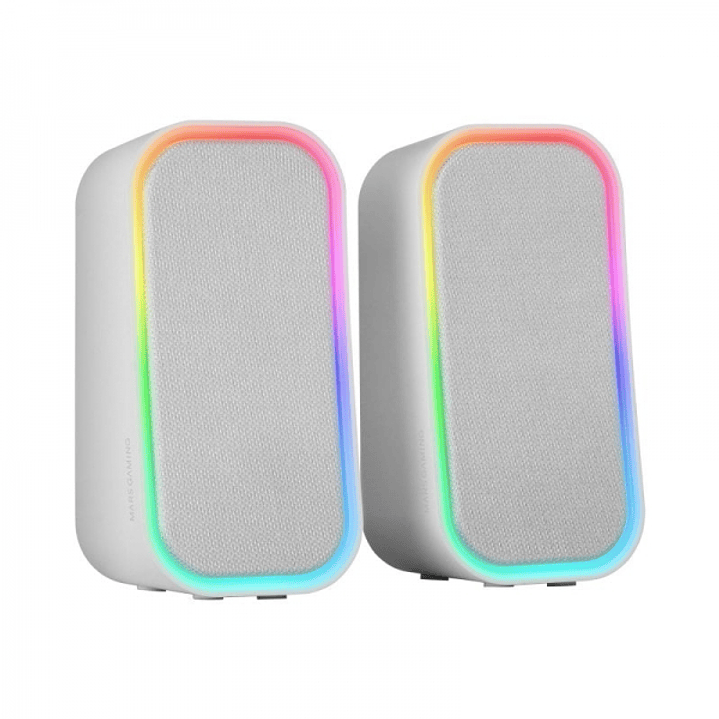 Mars Gaming MS-OM Altavoces - Sonido 20W - Chipset DSP - Iluminacion RGB - Bluetooth 5.3 - AUX-IN - Control Intuitivo - Compatibilidad Universal - Col 1