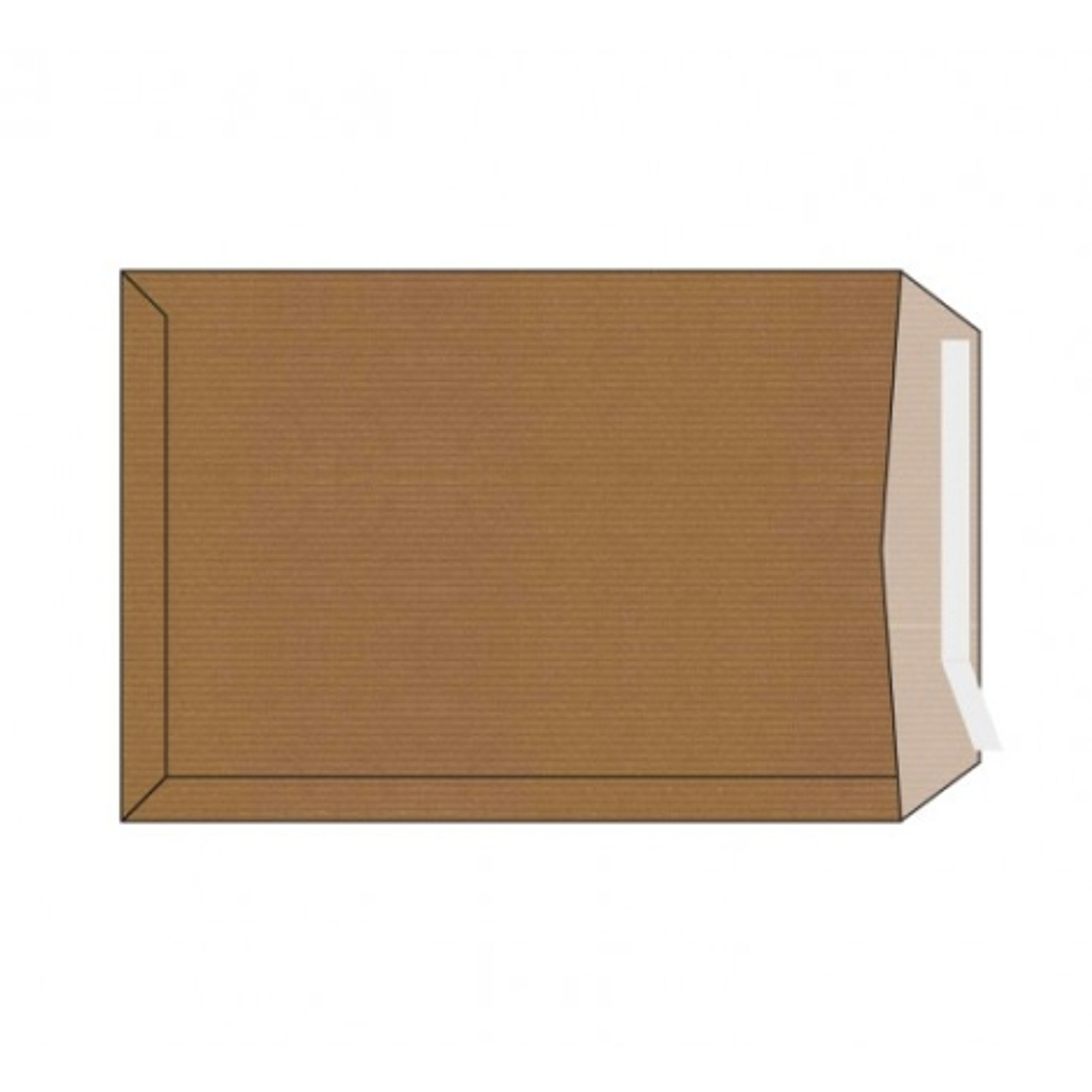 Sam Pack de 250 Sobres de Papel Kraft 80grs - Medidas 184x261mm - Autoadhesivo con Tira de Silicona - Color Marron 1