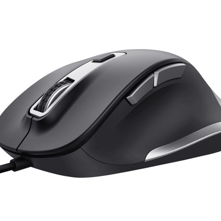 Trust Fyda Raton USB 5000dpi - 6 Botones - Cable de 1.50m - Color Negro 1