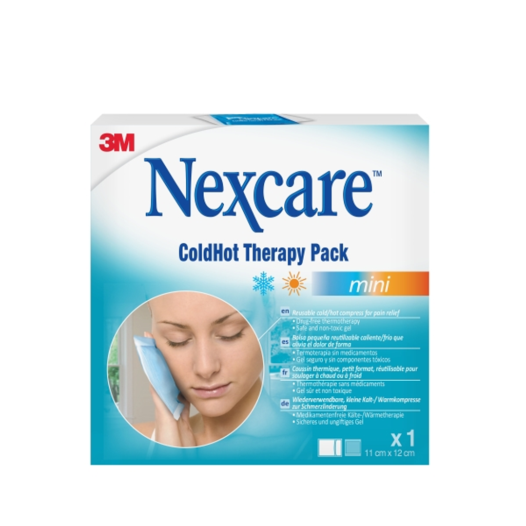 Nexcare Coldhot Therapy Compresa para Termoterapia - Mini - Frio o Calor Superficial - Incluye Funda Protectora - Color Azul 1
