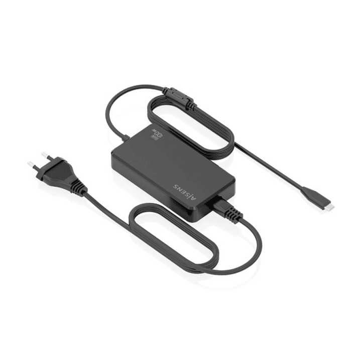 Aisens Cargador de Portatil GaN USB-C/PD 100W - Cable de 1.80m - Color Negro 1