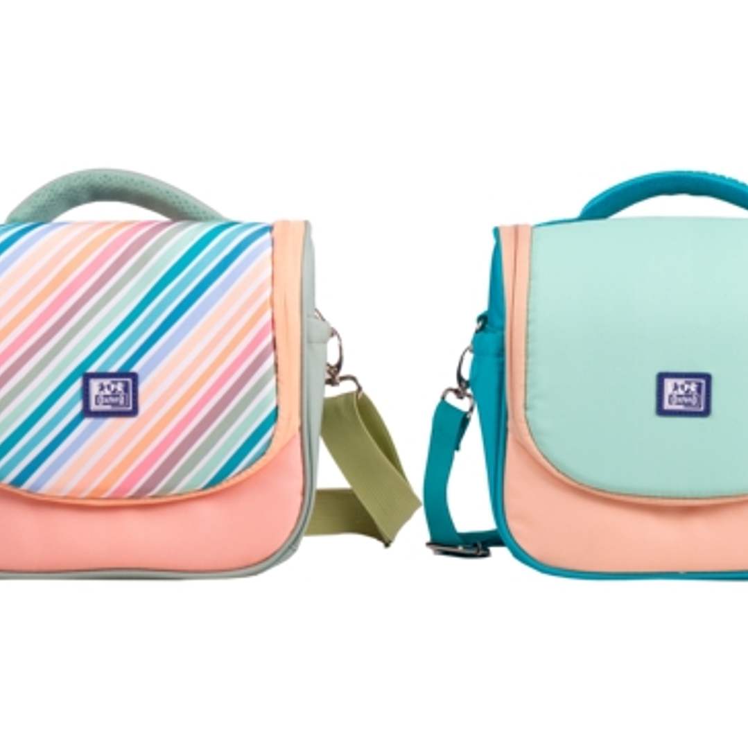 Oxford Bolsa Isotermica Porta Alimentos Colorblock - Poliester Reciclado RPET - Capacidad de 8L - Disponible en 2 Modelos 1