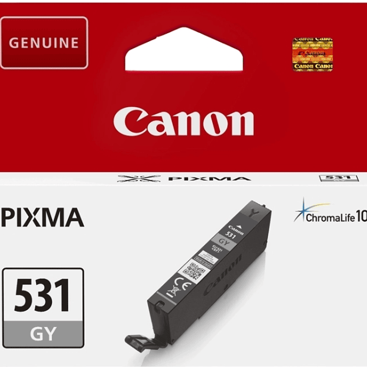 Canon CLI531 Gris Cartucho de Tinta Original - 6122C001/CLI531GY 1